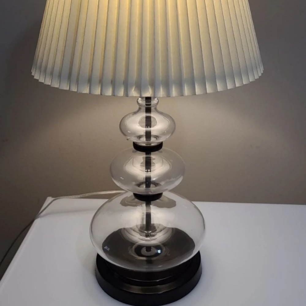 Pottery Barn 3 stacked lamp